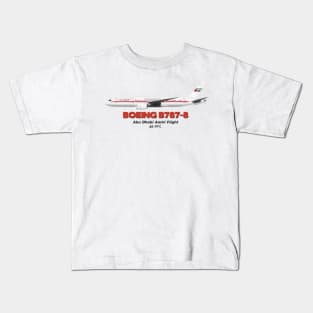 Boeing B787-8 - Abu Dhabi Amiri Flight Kids T-Shirt